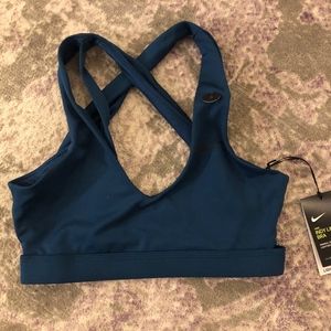 Indy Light Bra Nike New with Tags Deep Turquoise
